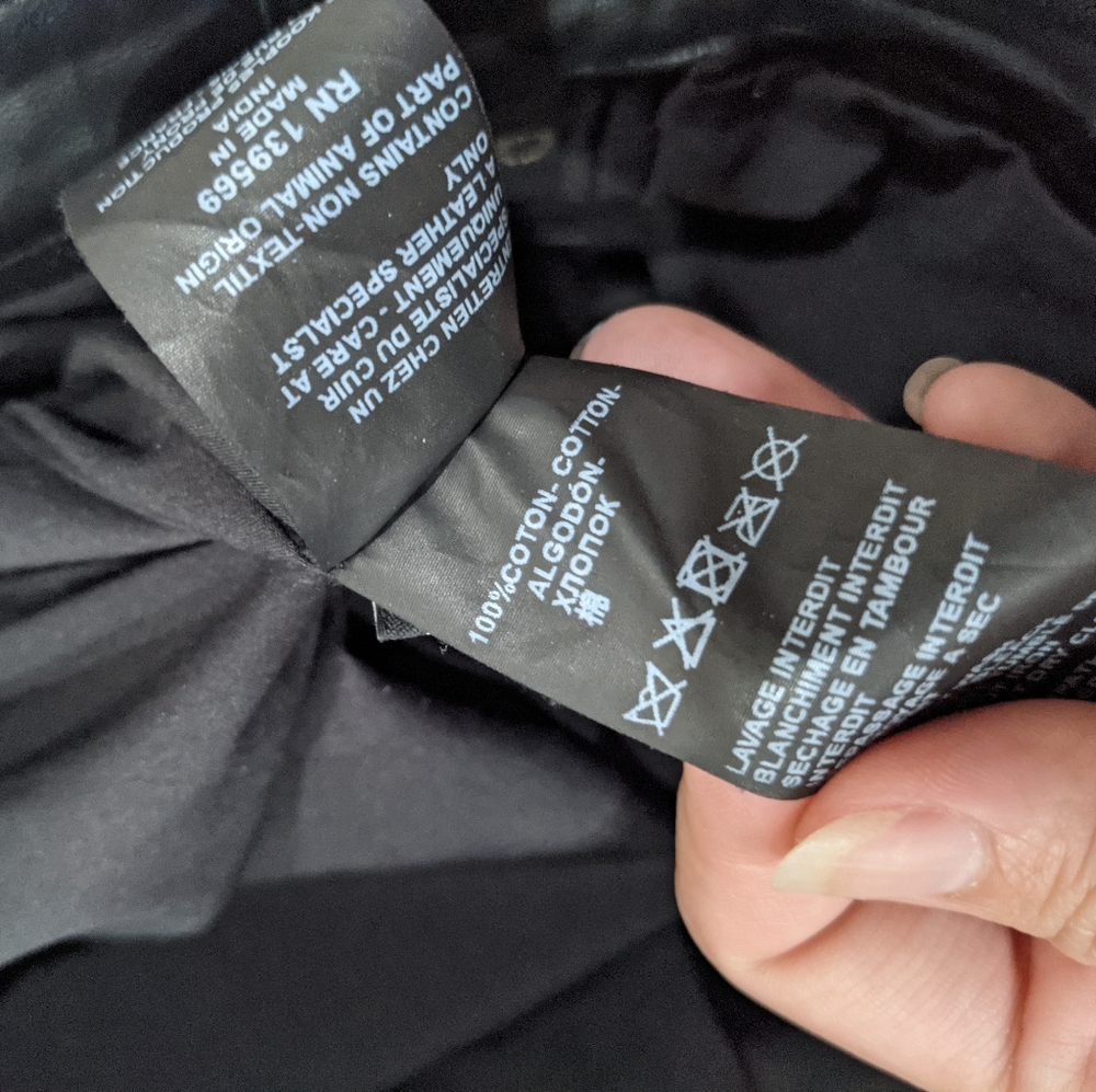 The Kooples 100% Lambskin Leather Mini Skirt - Picture 12 of 12
